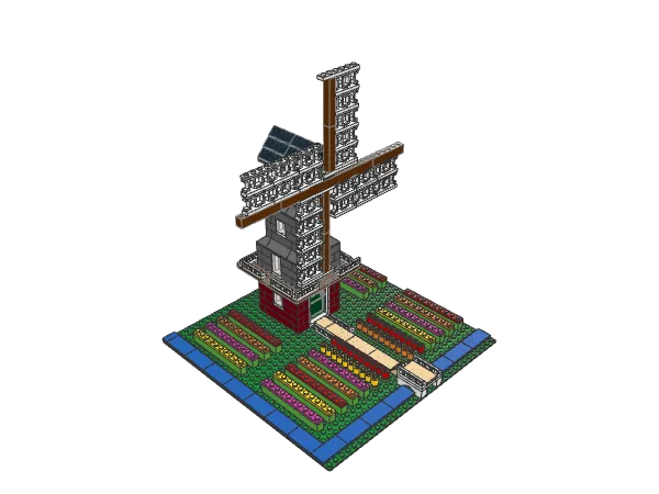 Windmill assembled model