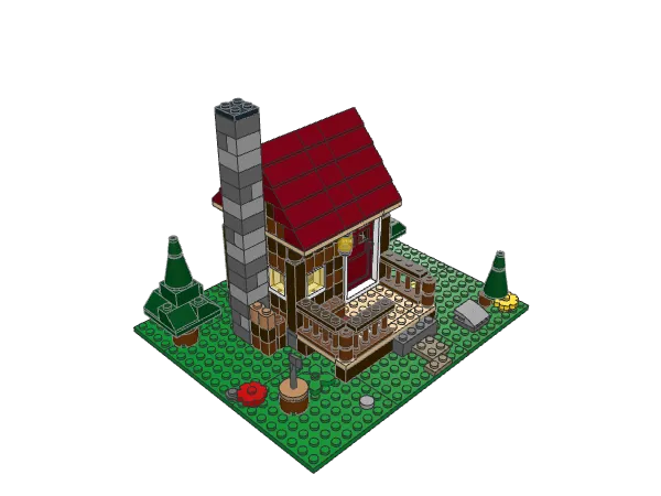 Log Cabin assembled model