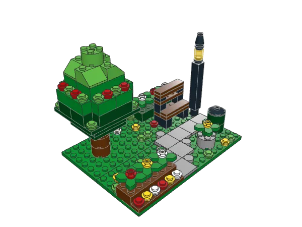 Park Corner assembled model