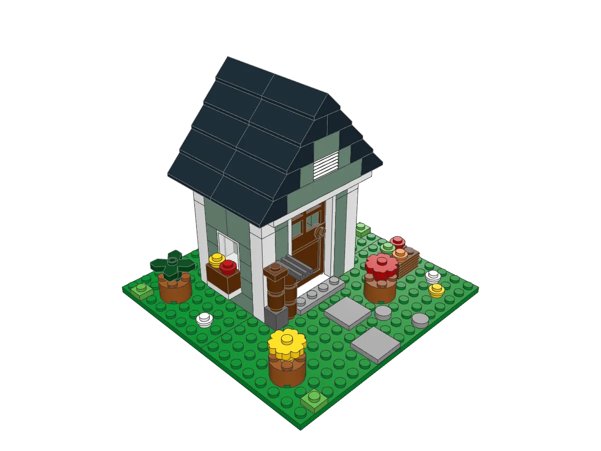 Garden Shed assembled model