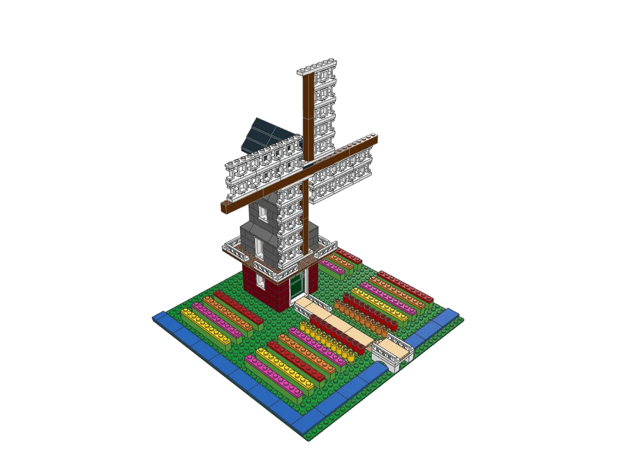 Windmill assembled model