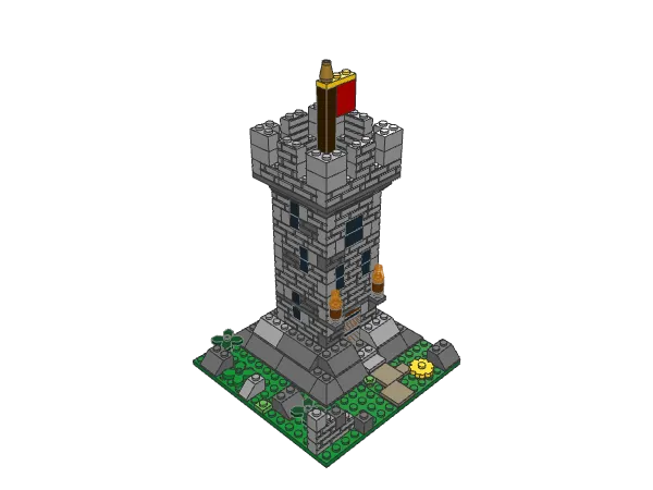 Watchtower assembled model