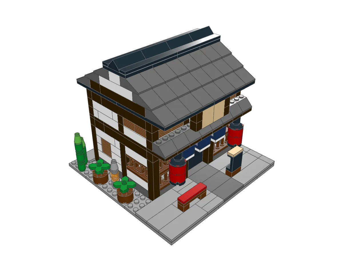 Udon Shop assembled model