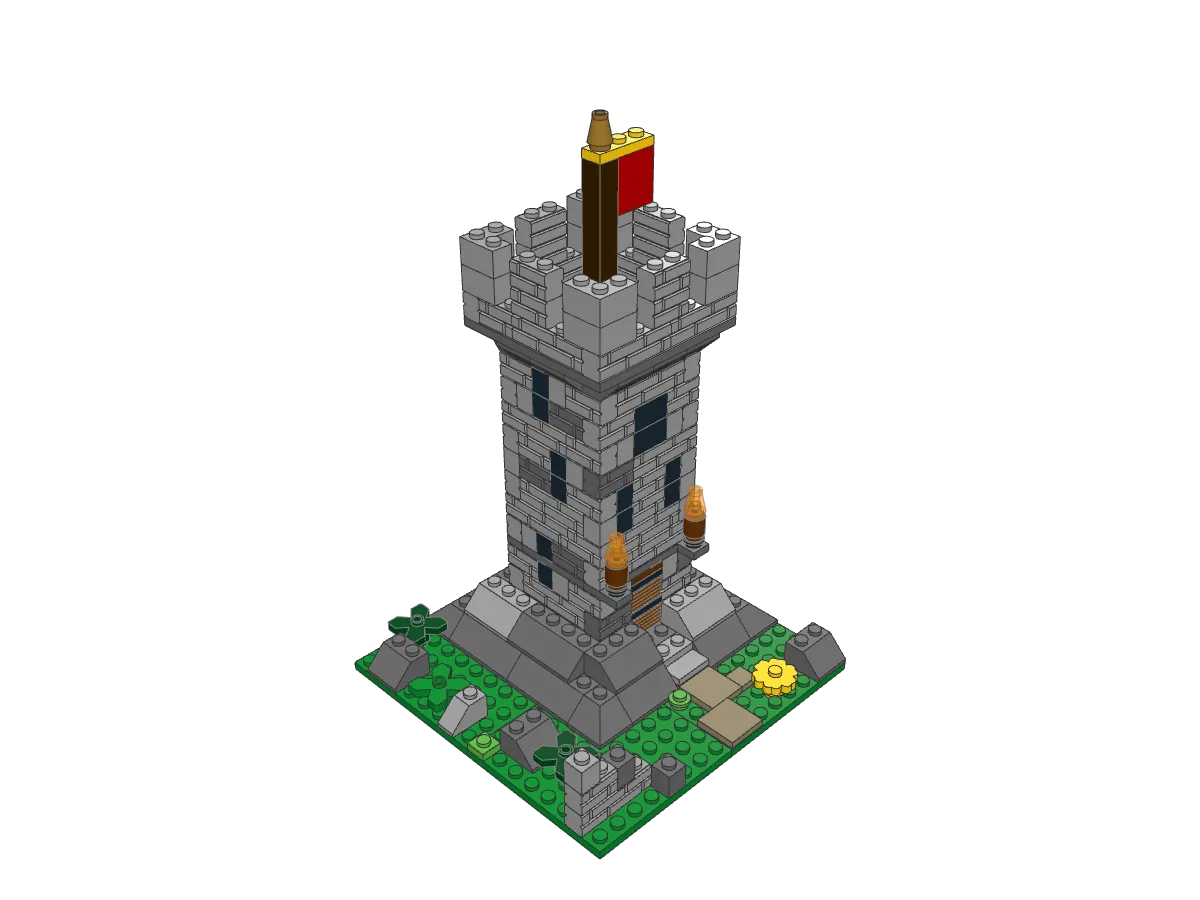 Watchtower assembled model