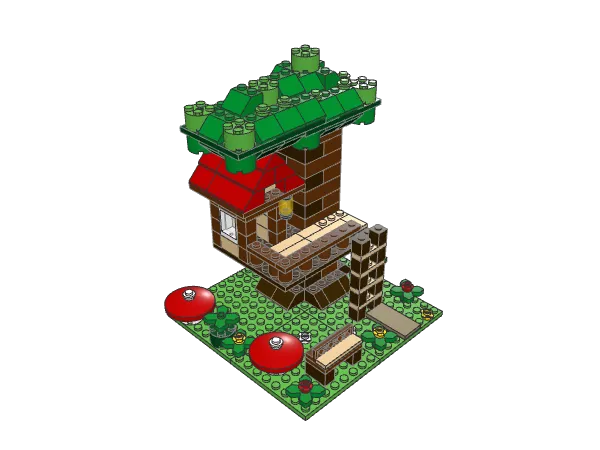 Treehouse assembled model