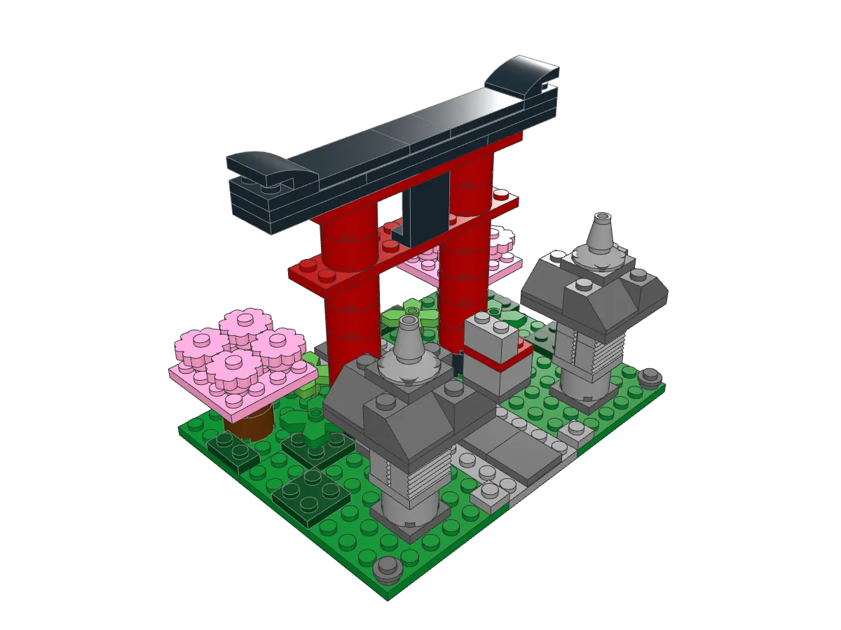 Torii Gate assembled model