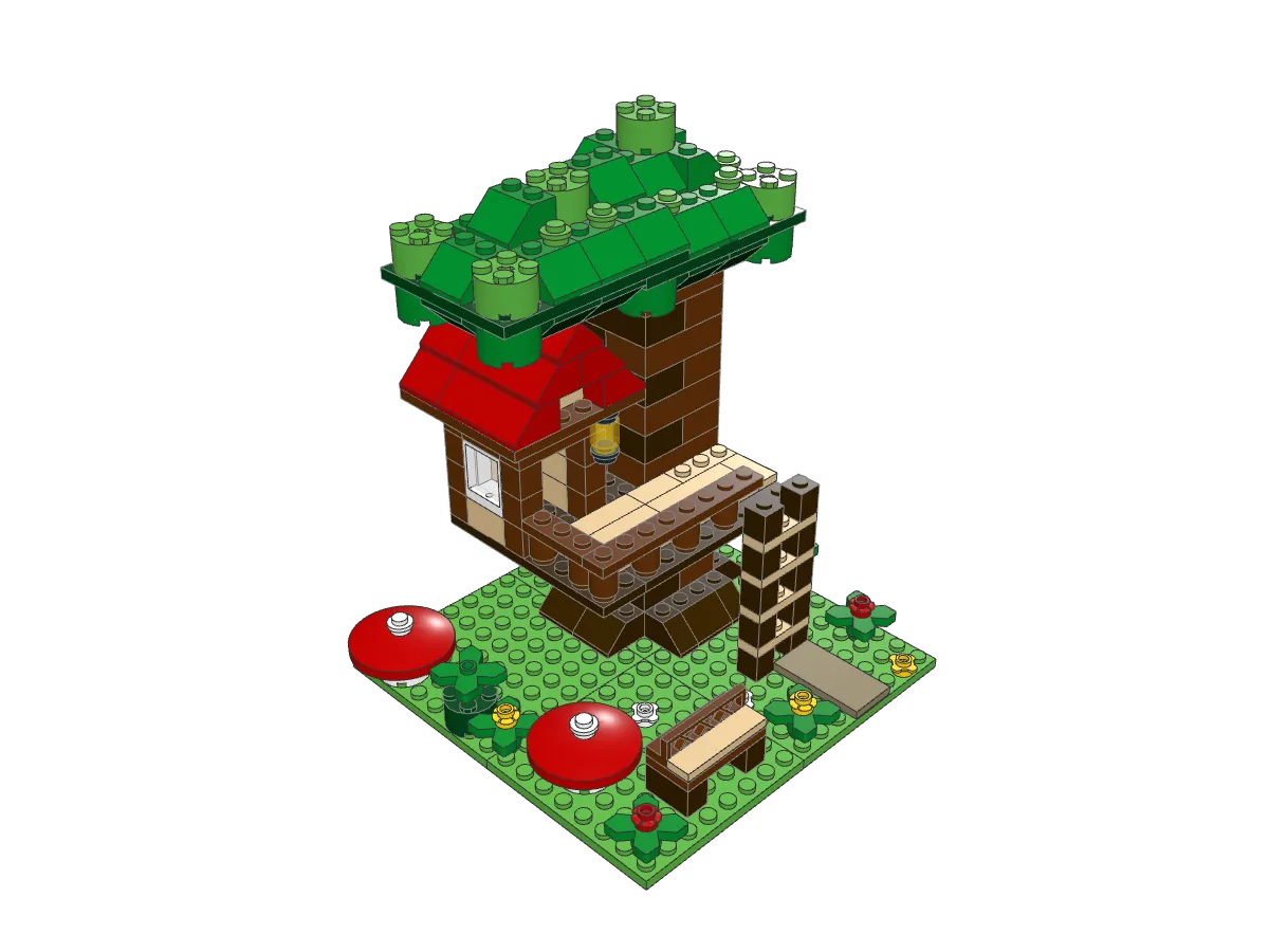 Treehouse assembled model
